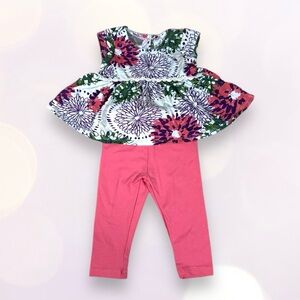 NWT Pippa & Julie Floral Printed 2pc Outfit